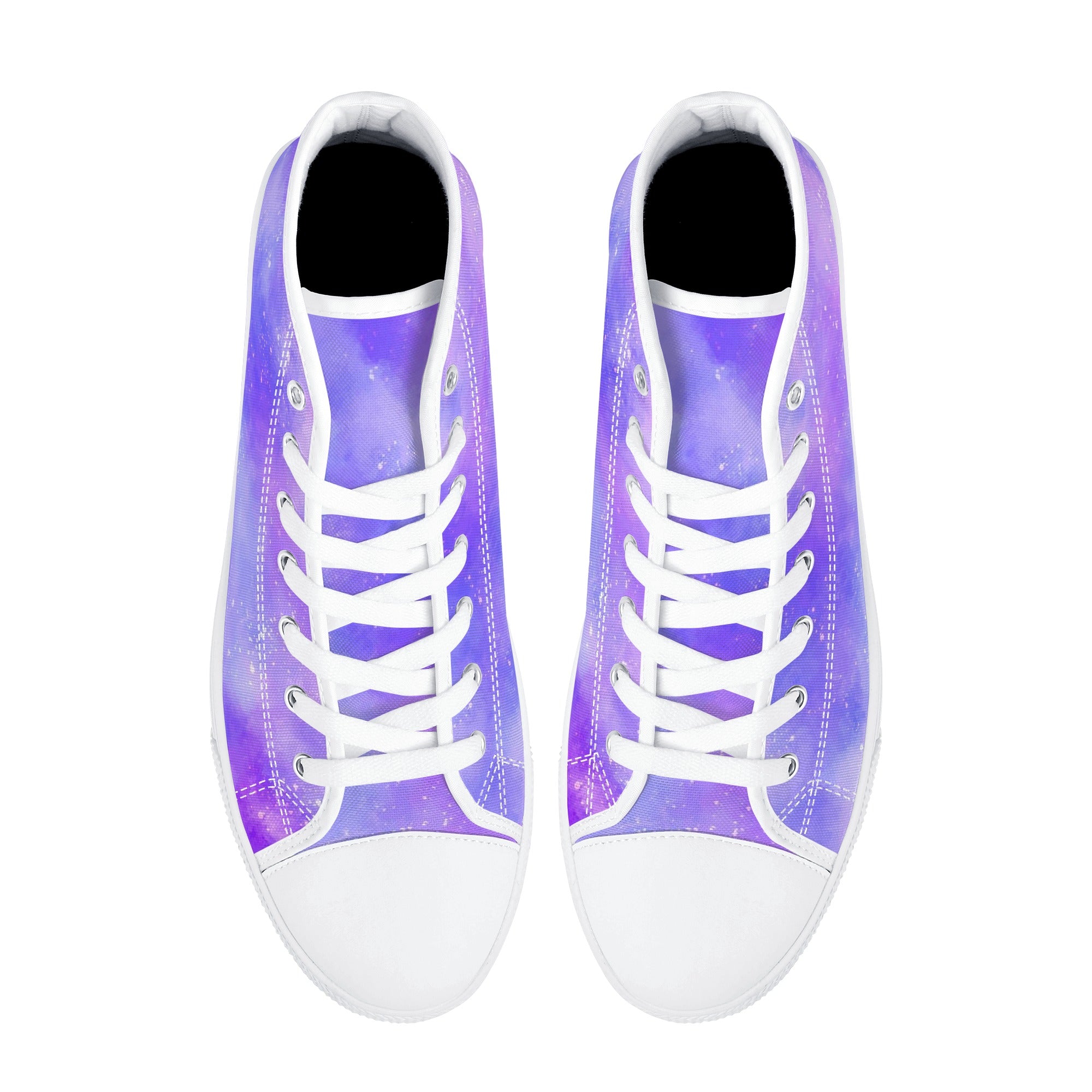 Women's canvas shoes with pink, fuchsia, lilac, purple and blue popular stars