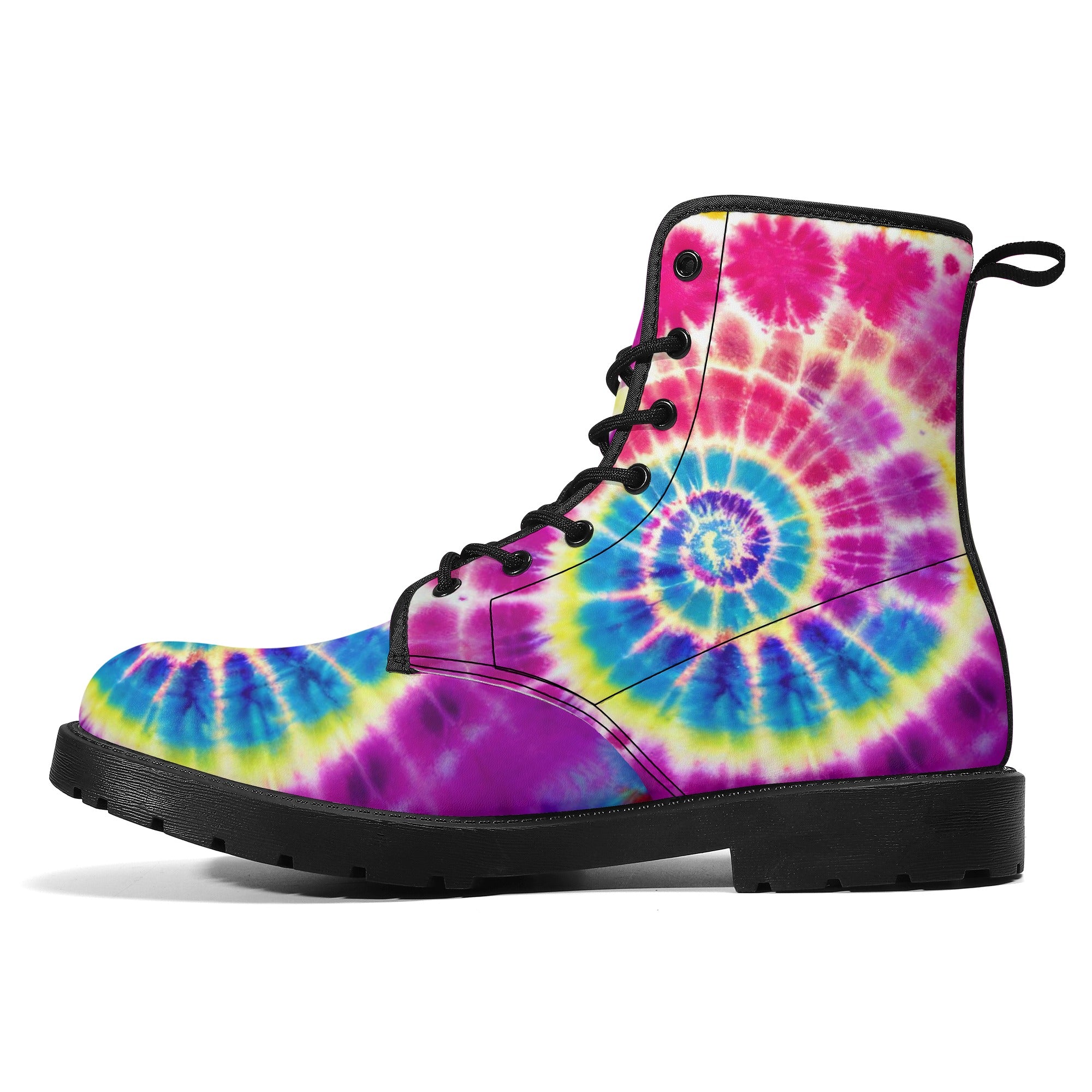 Dr Martens Tie Dye hotsell Boots Women's Size 10 Leather Pink White Shoes