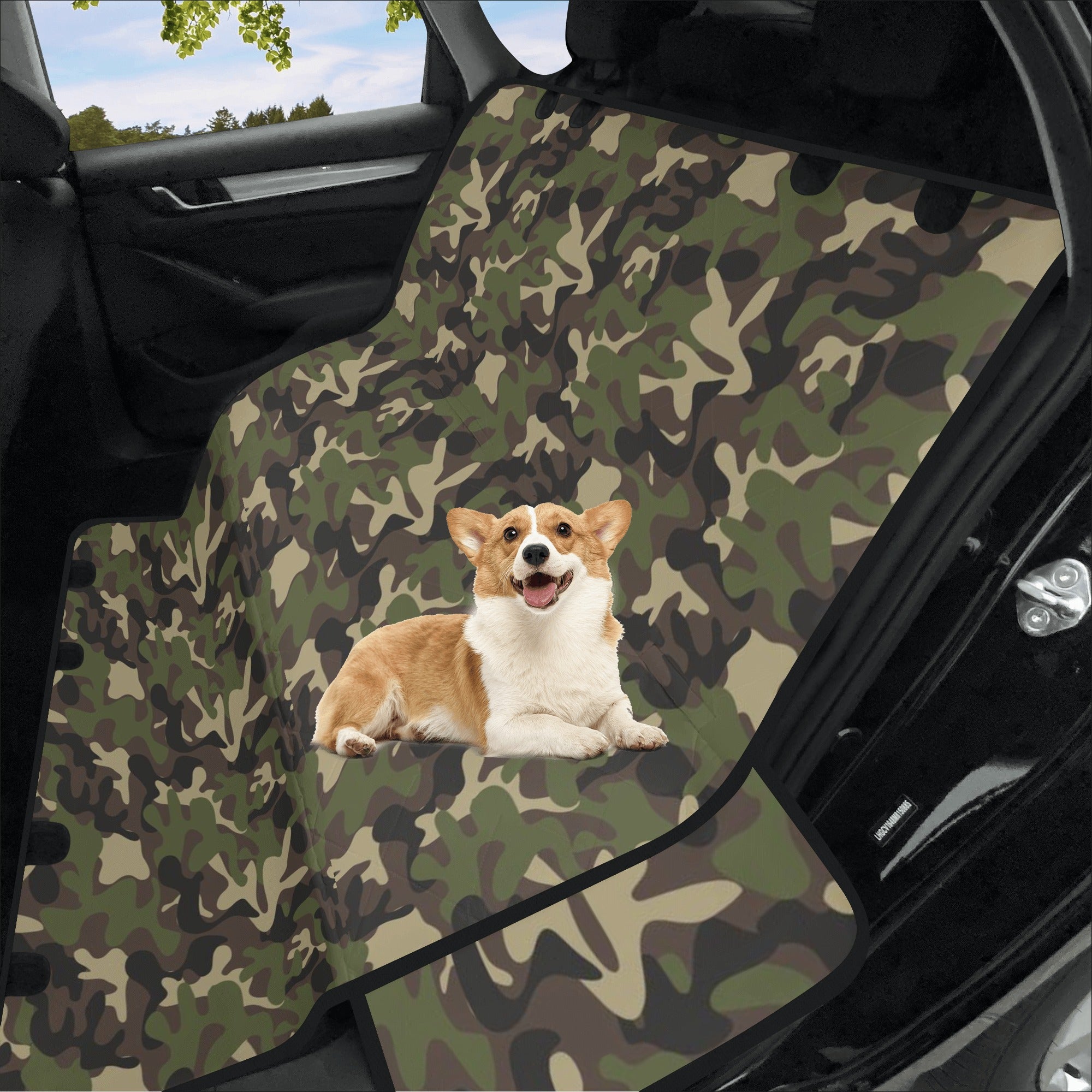 Camo dog hot sale seat cover