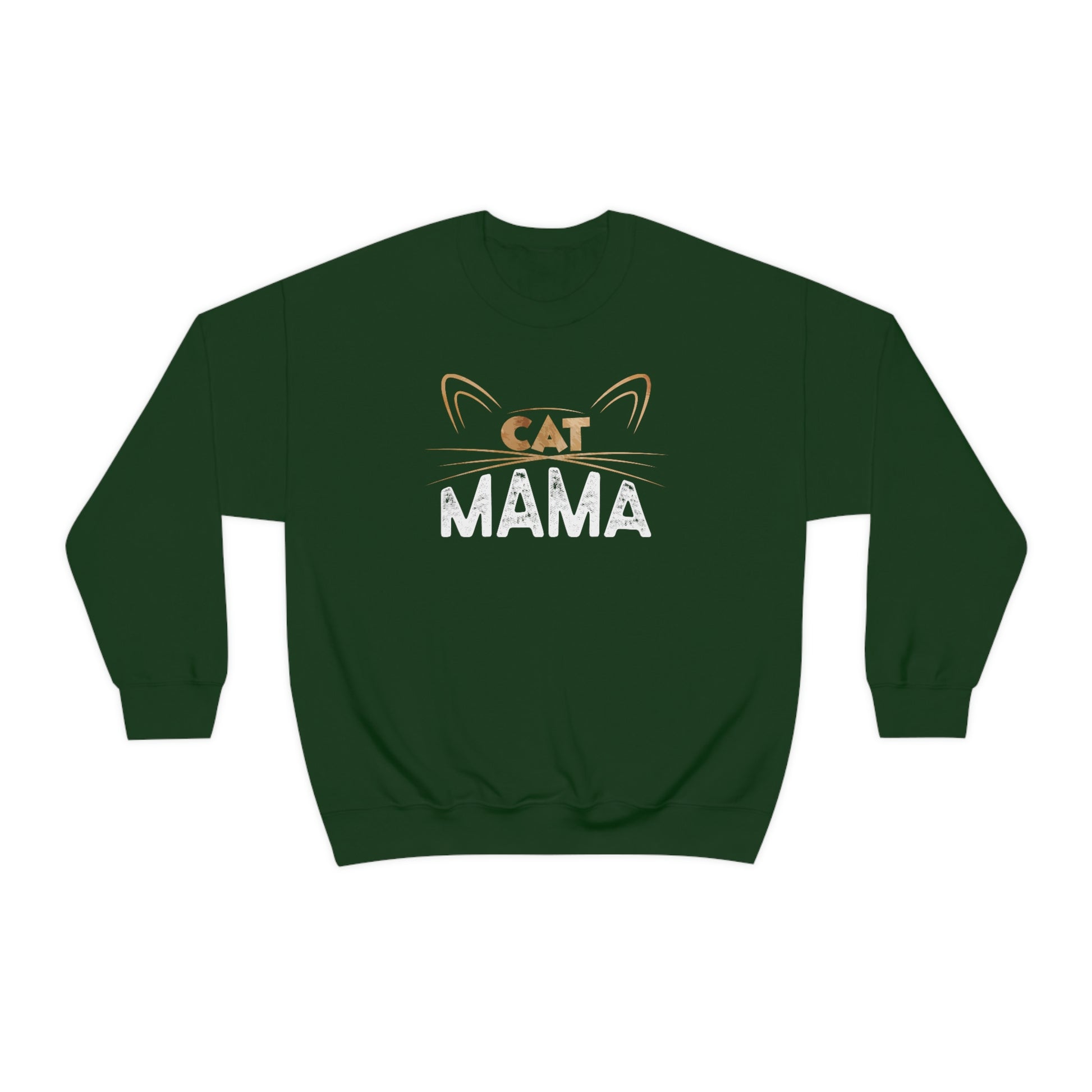 Cat Mom Sweatshirt, Cat Lover Mama Funny Graphic Crewneck Fleece Cotton Sweater Jumper Pullover Unisex Women Adult Aesthetic Top Starcove Fashion