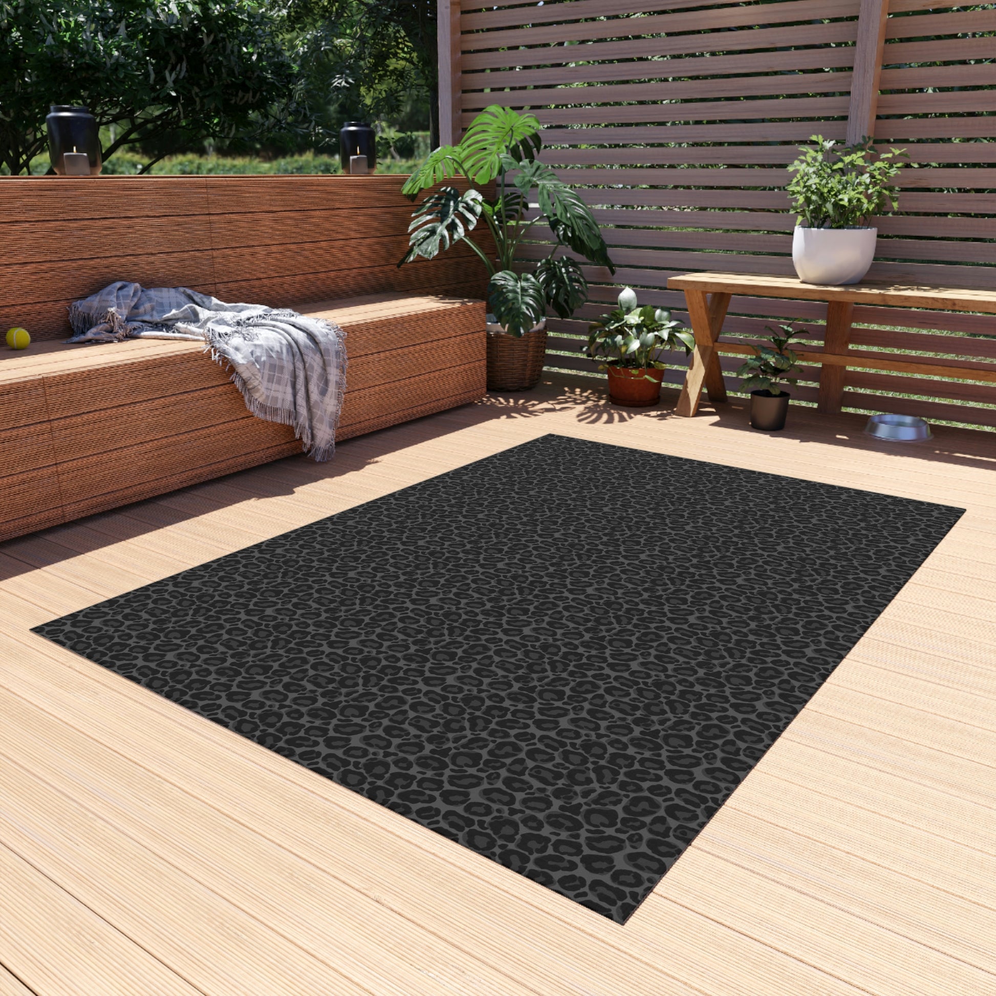 2x3 Water Resistant, Small Indoor Outdoor Rugs for Patios, Front