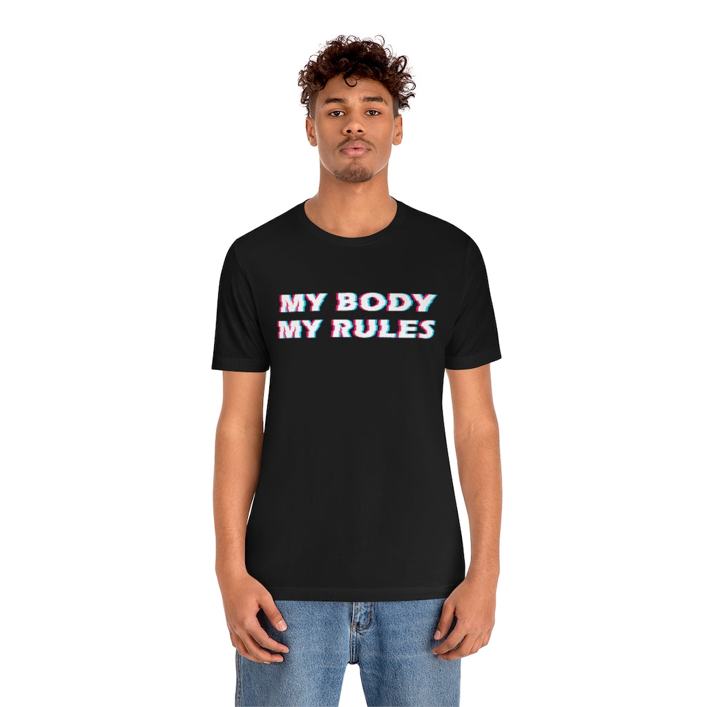 My Body My Rules Womens Rights Tshirt, Reproductive Abortion Feminist Feminisms Adult Aesthetic Graphic Crewneck Tee Shirt Top Starcove Fashion