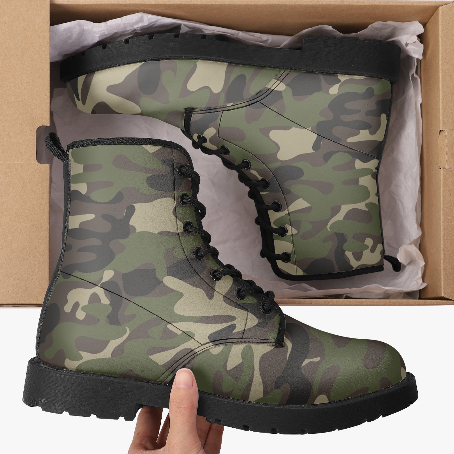 Womens camo hot sale combat boots