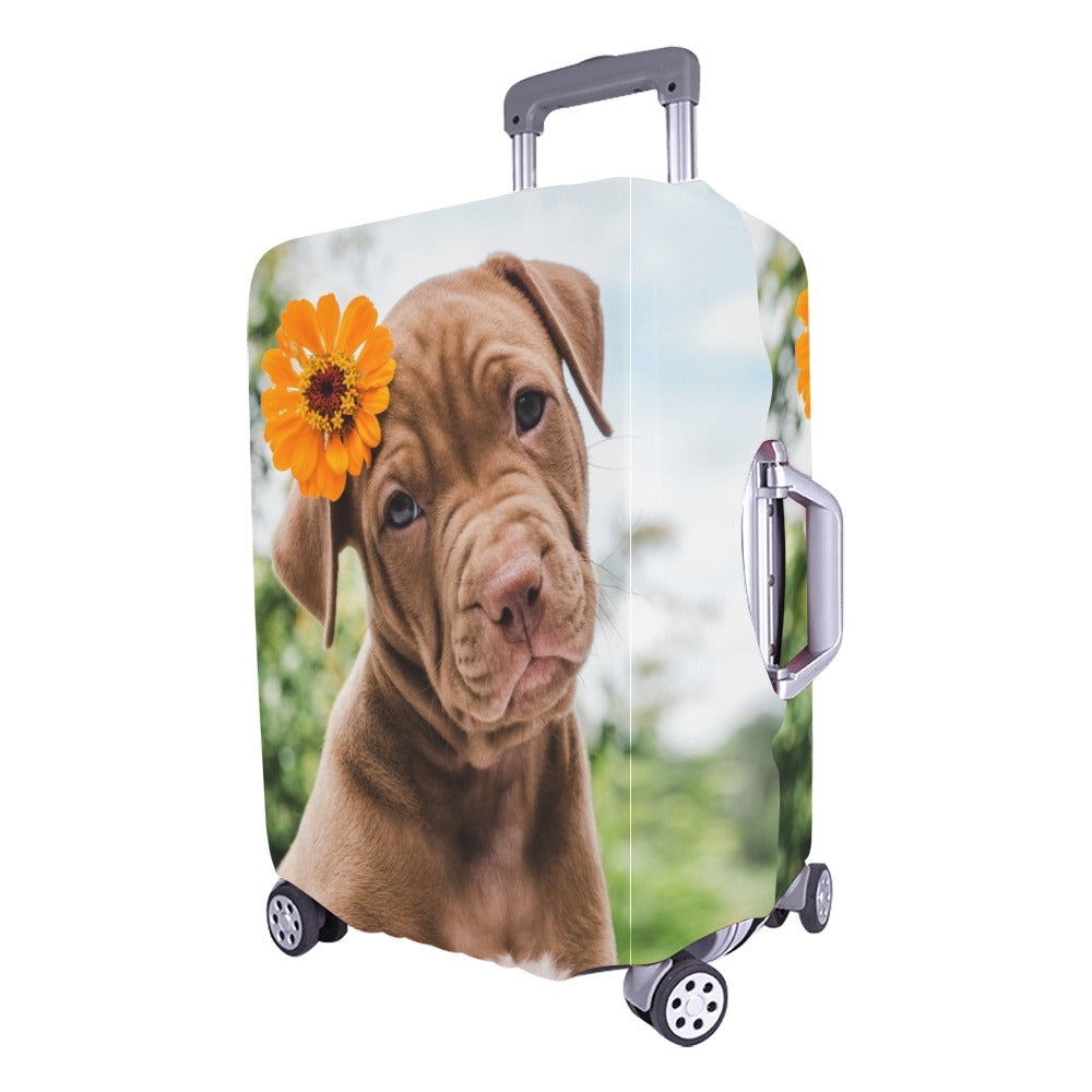 Personalized Photo Luggage Cover, Custom Pets Cats Dogs Aesthetic Print Suitcase Bag Protector Travel Customized Wrap Small Large Gift Starcove Fashion