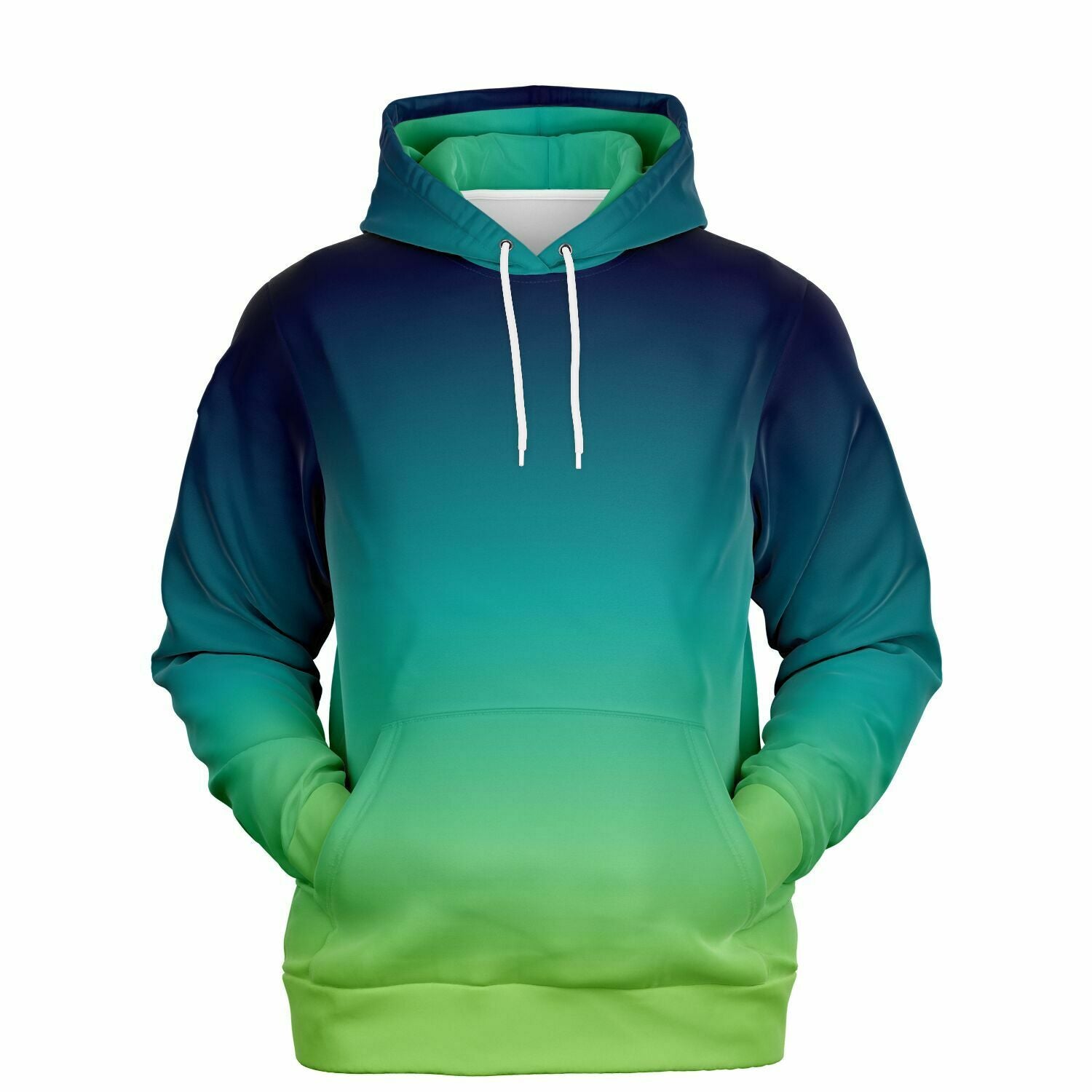 Green and blue on sale hoodie