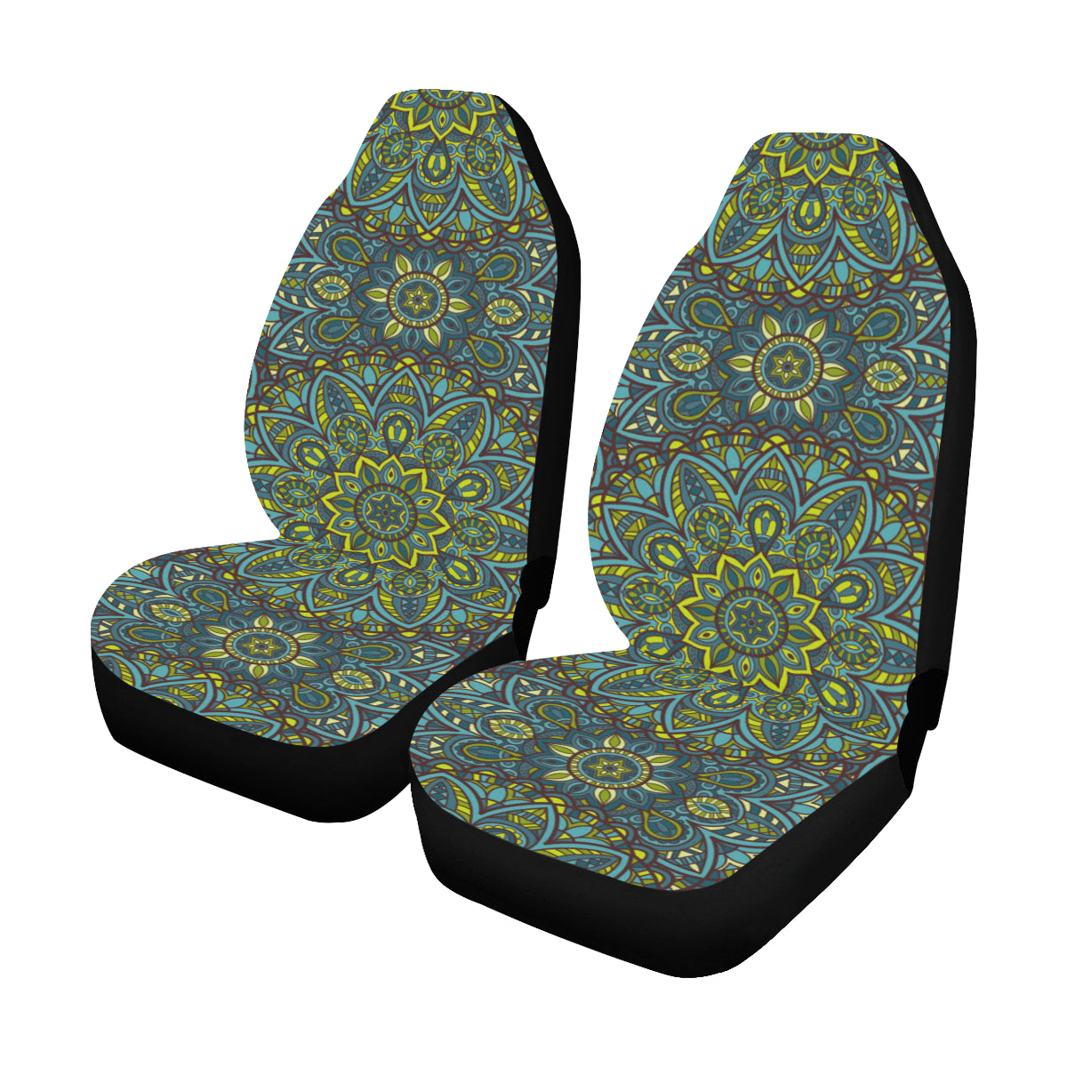 Tribal Vintage Ethnic Aztec Boho Chic Bohemian Pattern Car Seat Covers Pair, sale 2 Front Seat Covers, Car Seat Protector, Car Accessory