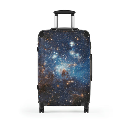 Space Galaxy Cabin Suitcase Luggage, Stars Nebula Carry On Travel Bag Rolling Spinner with Lock Decorative Designer Hard Shell Wheels Case Starcove Fashion