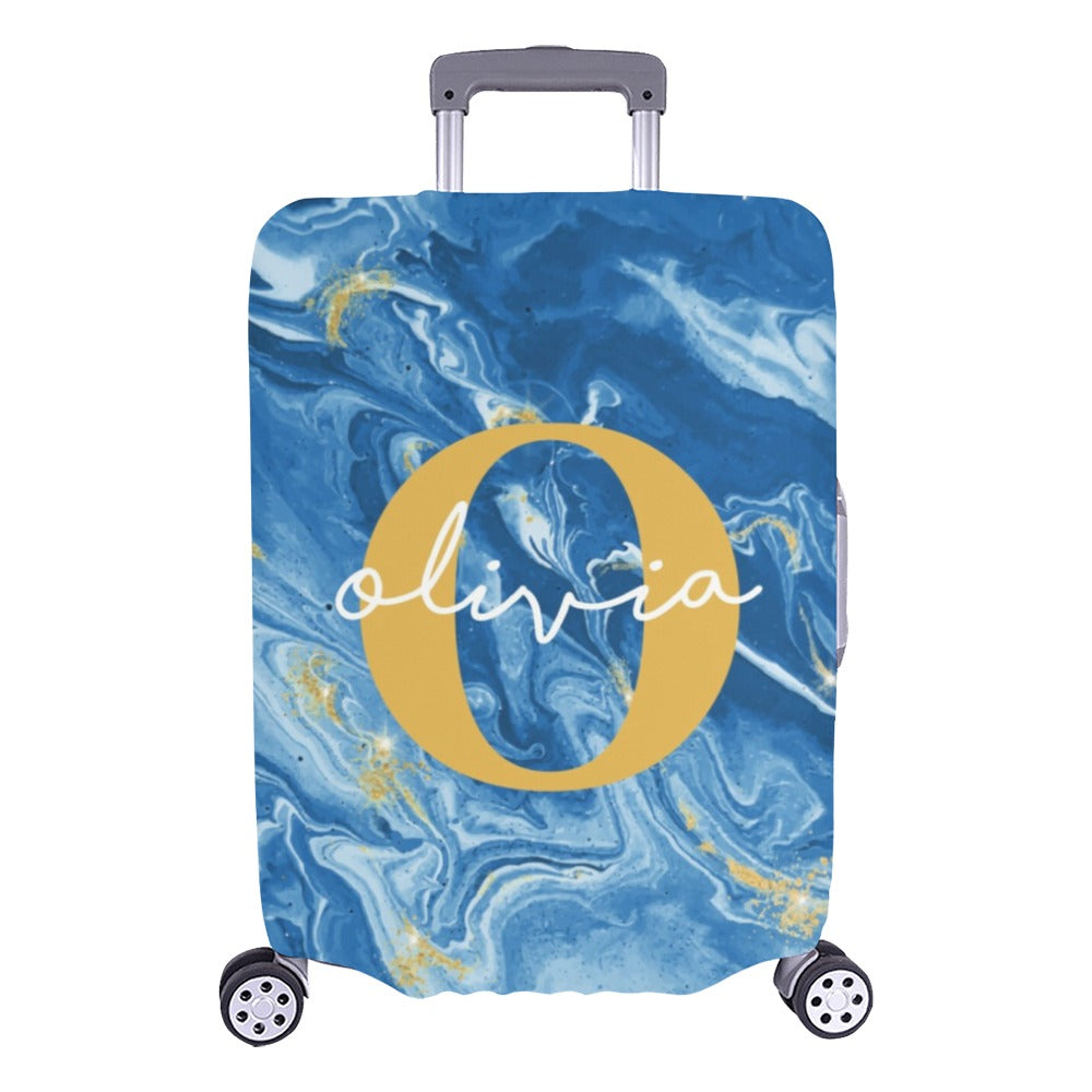 Custom Luggage Cover, Personalized Name Monogram Suitcase Protector Ca –  Starcove Fashion