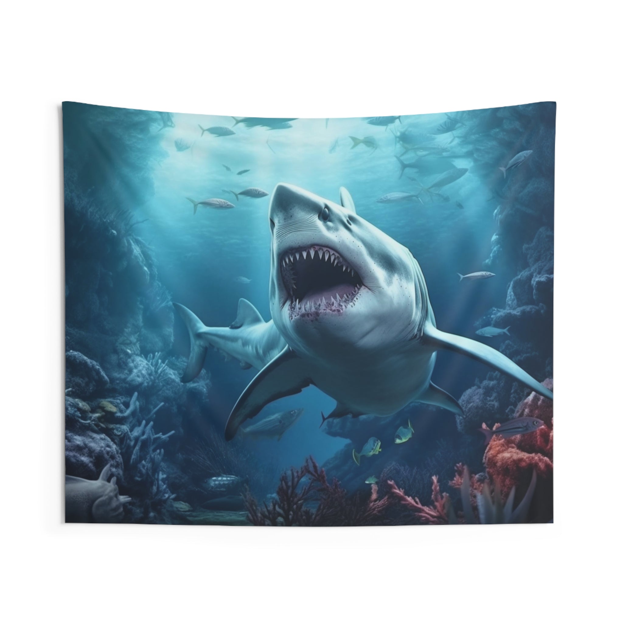 Shark tapestry discount