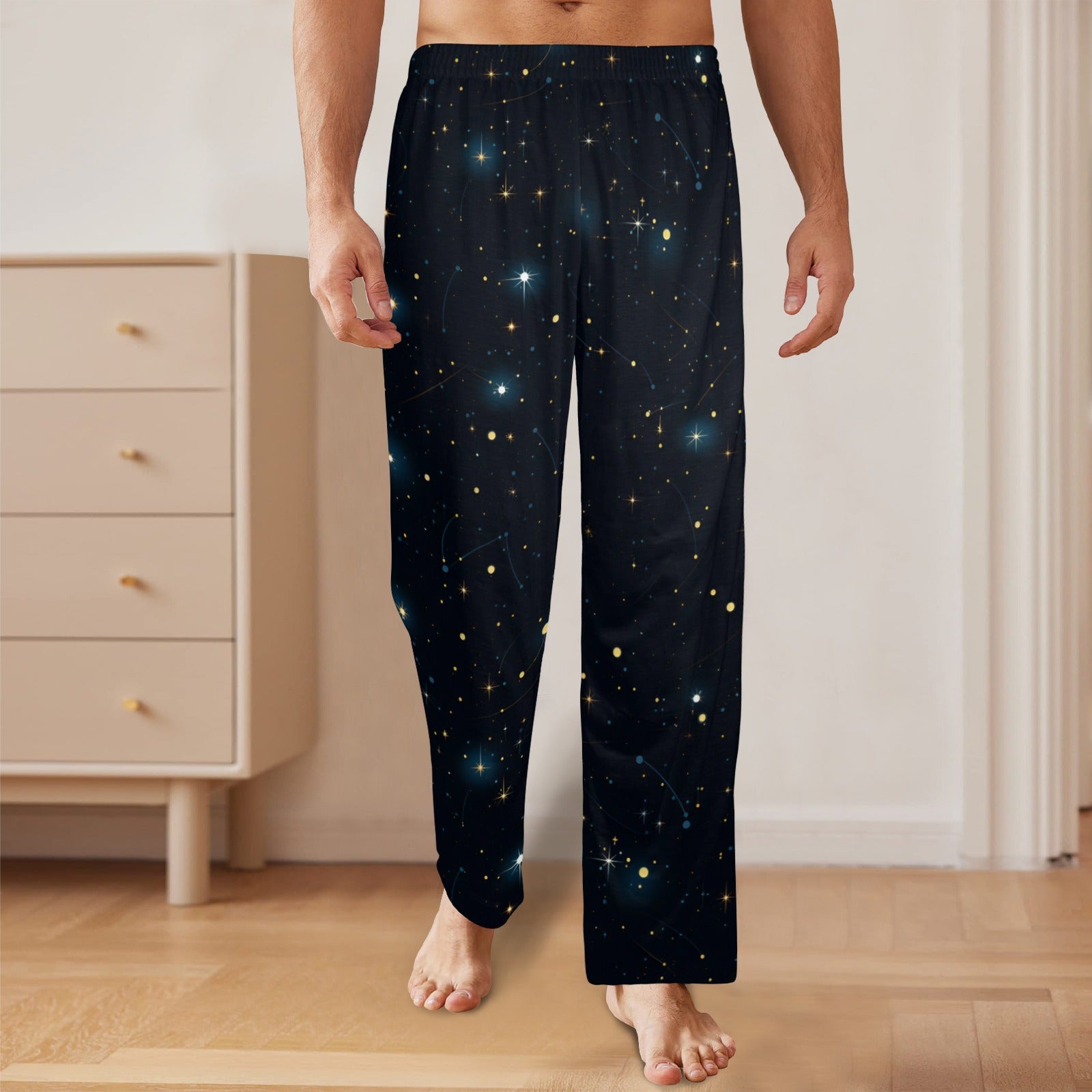 Constellation Men Pajamas Pants Universe Cosmos Galaxy Space