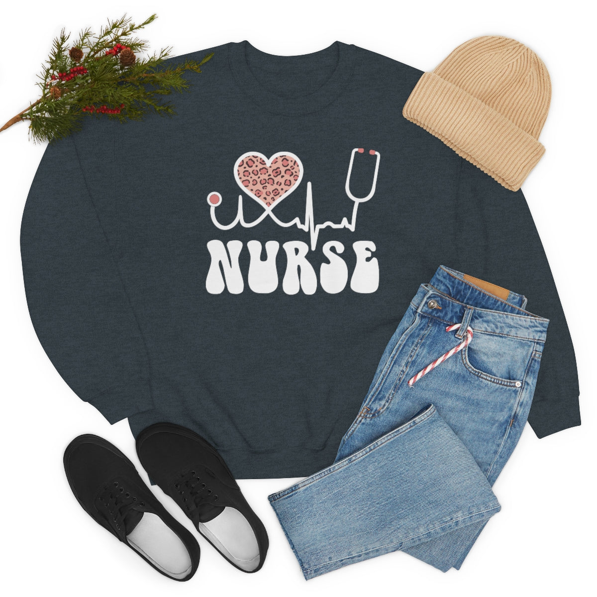 Nurse Sweatshirt, Practitioner Graphic Crewneck Fleece Cotton Sweater Jumper Pullover Men Women Adult Aesthetic Top Starcove Fashion