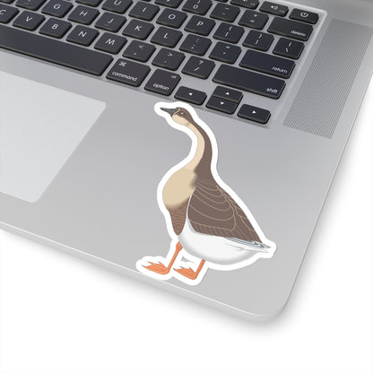 Goose Sticker, Animal Bird Laptop Decal Vinyl Cute Waterbottle Tumbler Car Waterproof Bumper Aesthetic Die Cut Wall Mural Starcove Fashion