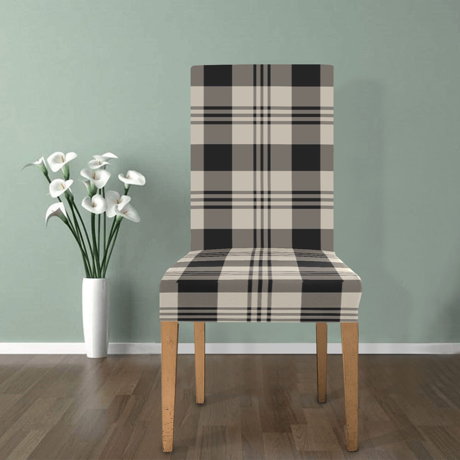 Grey tartan dining chairs hot sale