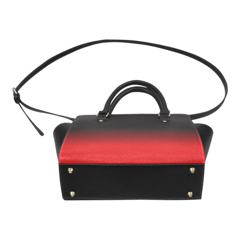 Online Red/Black Two Tone Handbag