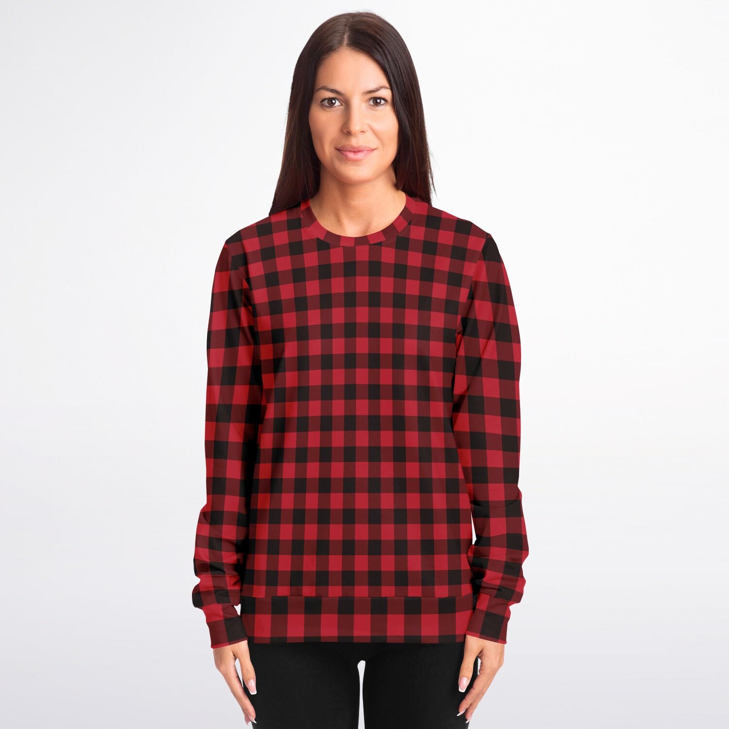 Buffalo check hot sale sweatshirt