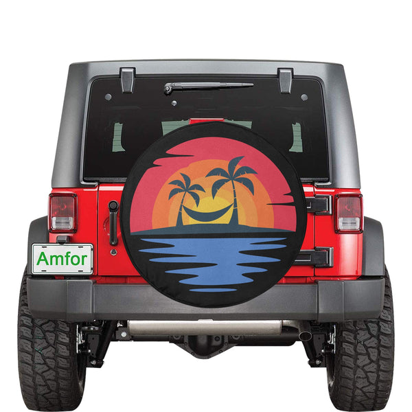 Just Beachin' (ANY COLOR) Spare Tire Cover for any Vehicle, Make, Model hot and Size