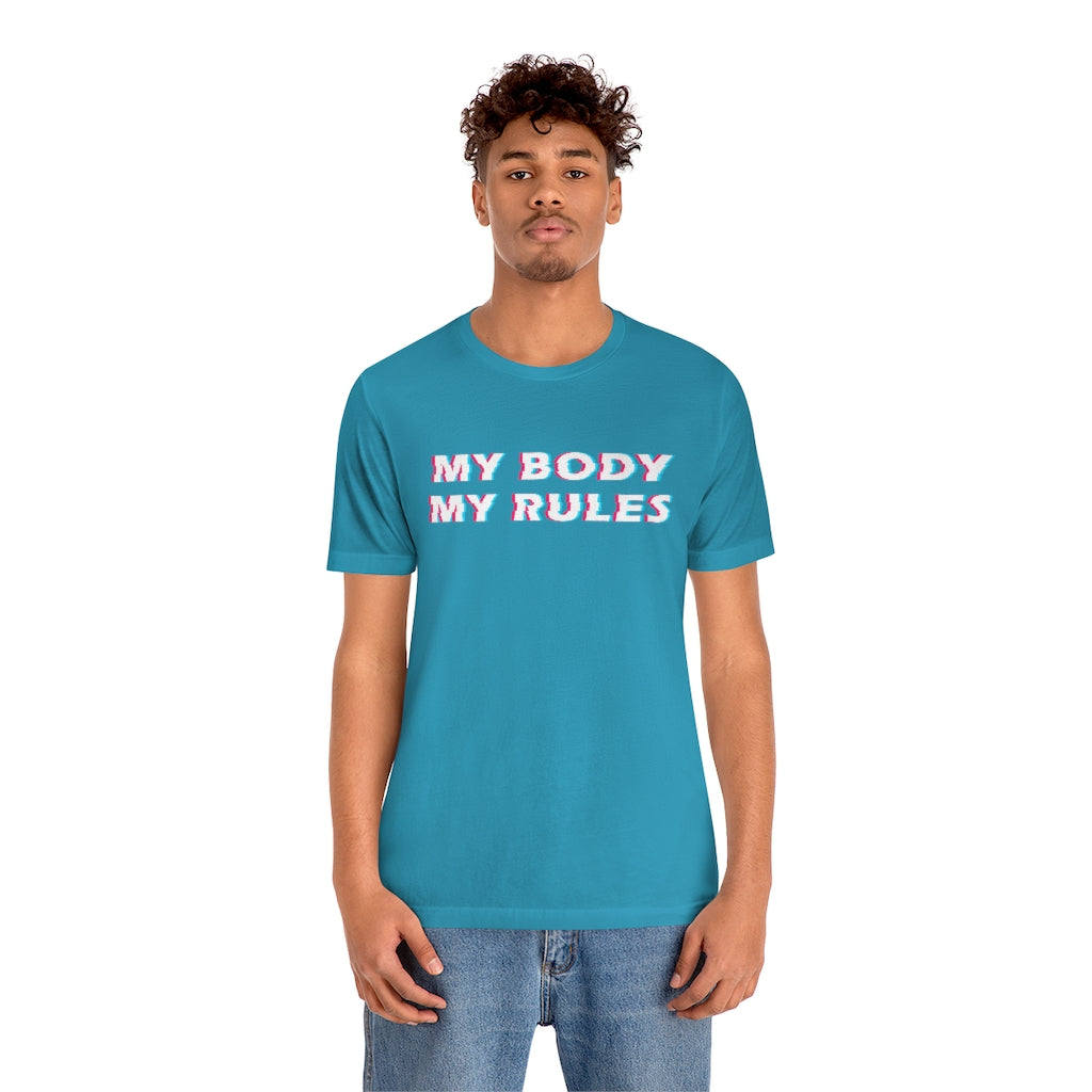 My Body My Rules Womens Rights Tshirt, Reproductive Abortion Feminist Feminisms Adult Aesthetic Graphic Crewneck Tee Shirt Top Starcove Fashion