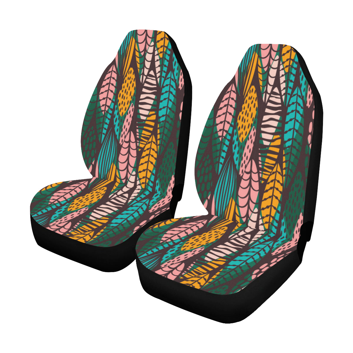 Aztec Boho Style Pattern Car Seat Covers Pair, 2 store Front Seat Covers, Car Seat Protector, Car Accessory, Seat Cover For Car