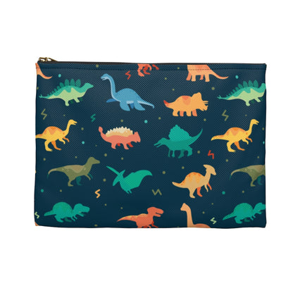 Dinosaur Pencil Case Pouch,  Gifts Dino Lovers Holder Pen Coin Travel Bag Accessory Canvas Zipper Large Small Organizer Starcove Fashion