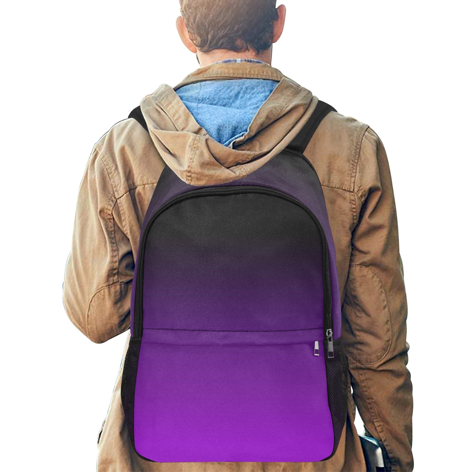 Black and purple backpack hot sale