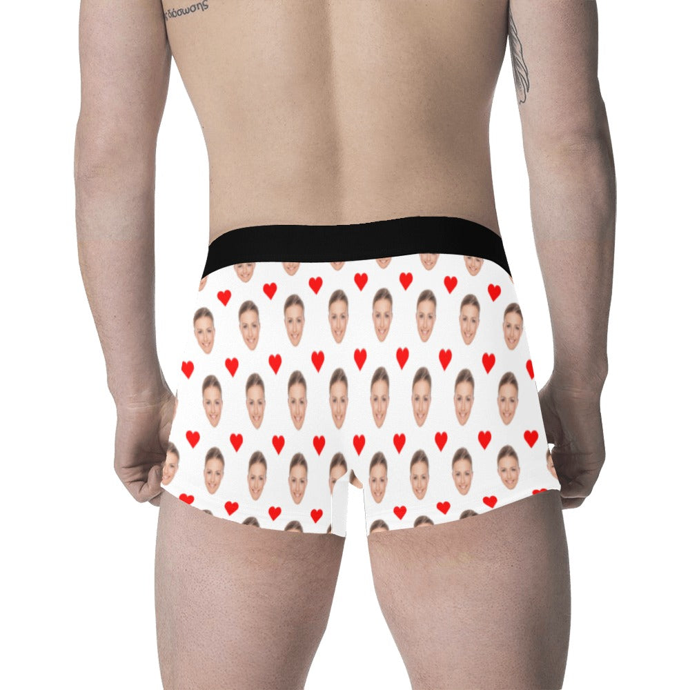 Personalised Funny Face Custom Waistband Text Boxer Gift For Men-it's Mine