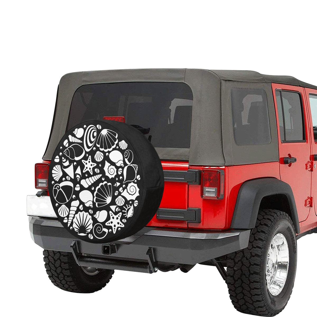 Watercolor Pastel Turtle Beach Compass Spare Tire Cover for Jeep, shops Camper, SUV With or Without Backup Camera Hole