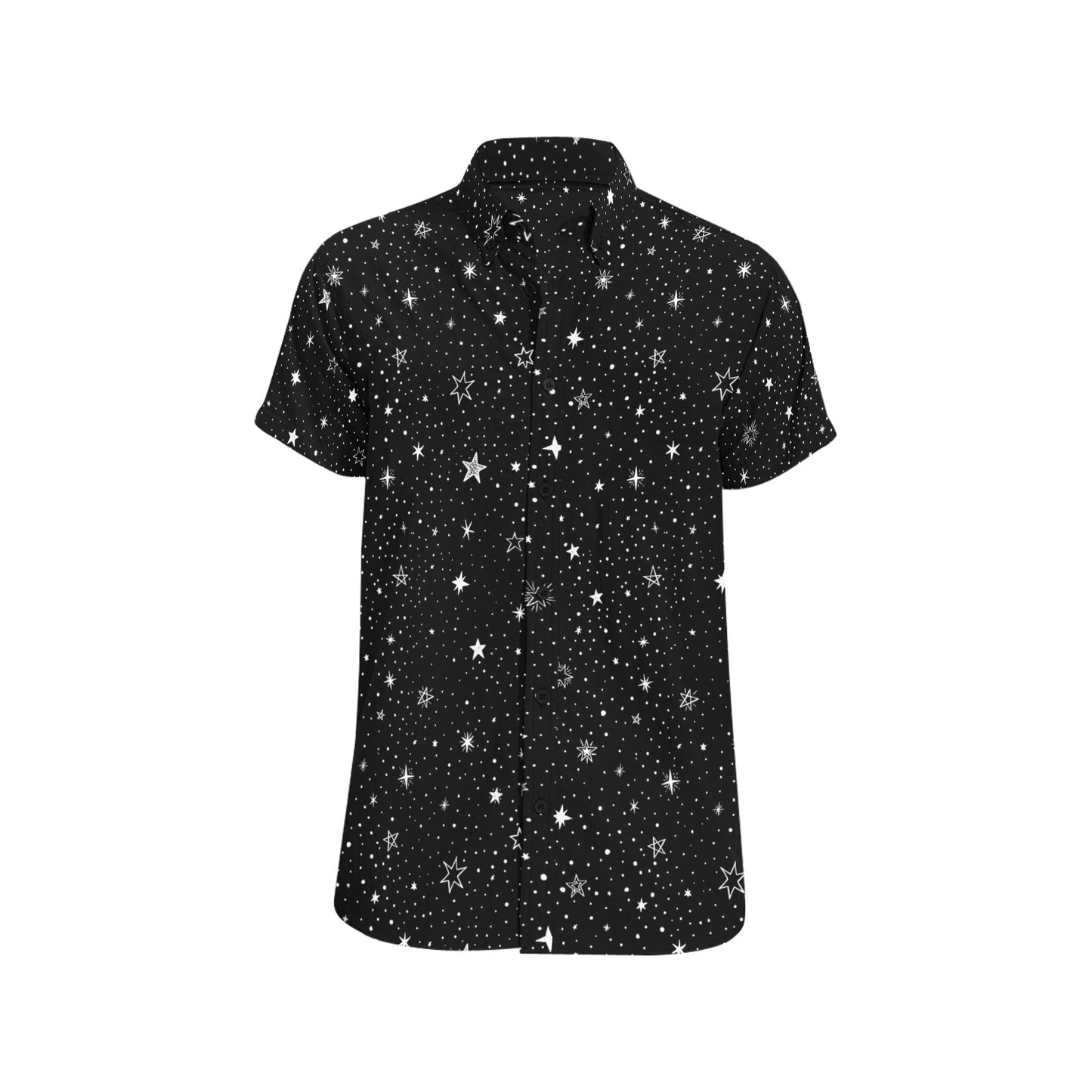 Celestial short sleeve button-up shirt – NeoSkull