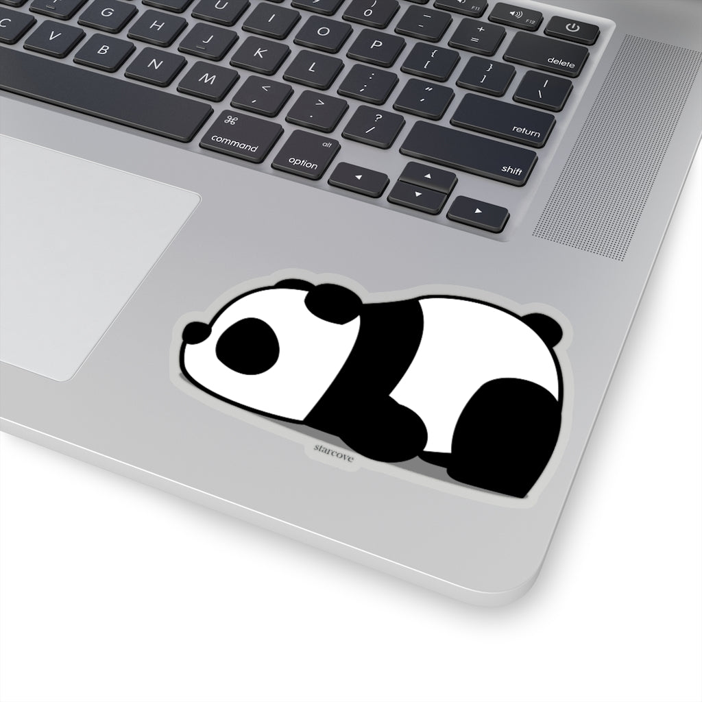 Sleepy Giant Panda Sticker, Chinese Laptop Decal Vinyl Cute Waterbottle Tumbler Car Waterproof Bumper Aesthetic Die Cut Wall Mural Starcove Fashion