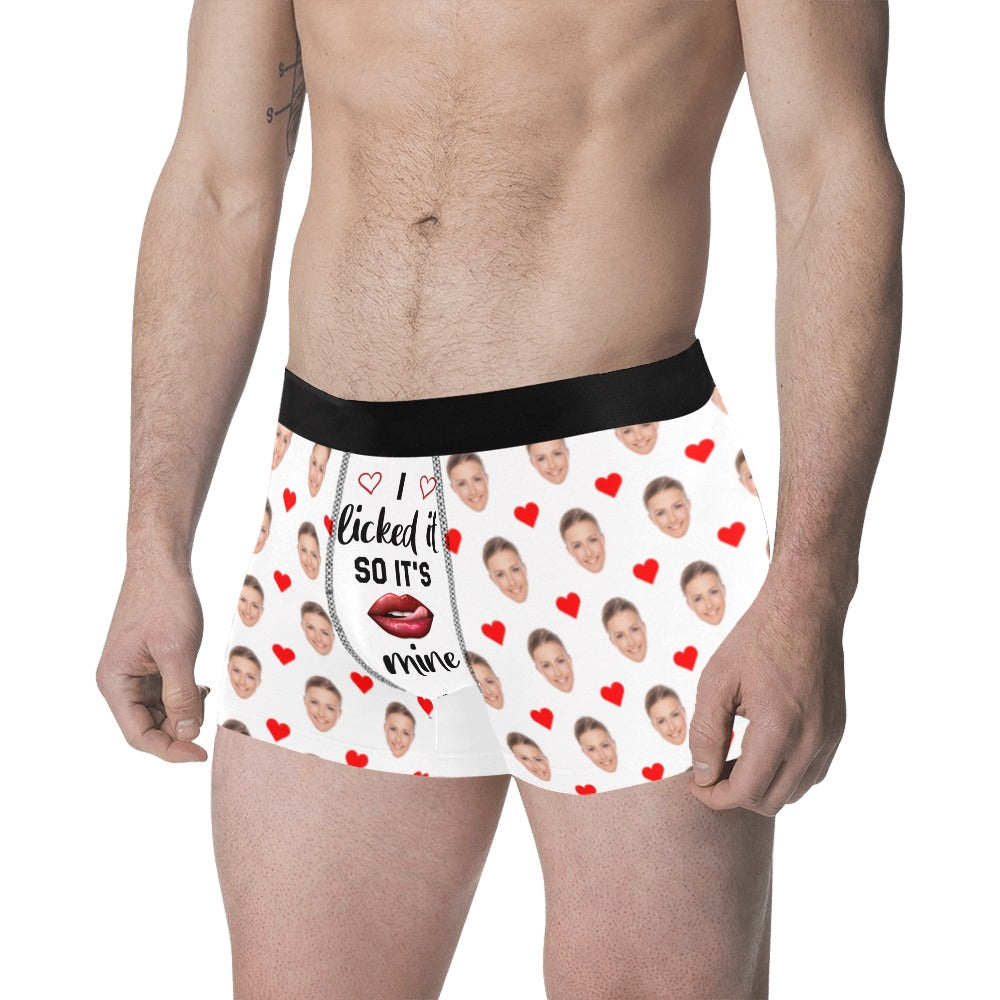 Couple Underwear Custom Anniversary Face Boxer Shorts - Personalized Face  Photo On Men's Underwear