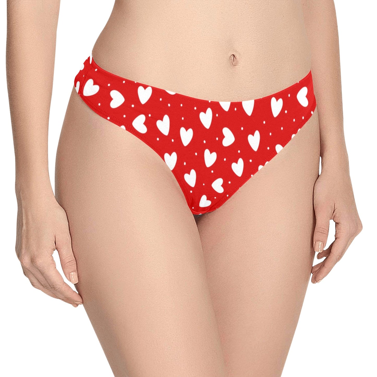 Womens Underwear Bikini High Waist Valentine Day Thongs For Women