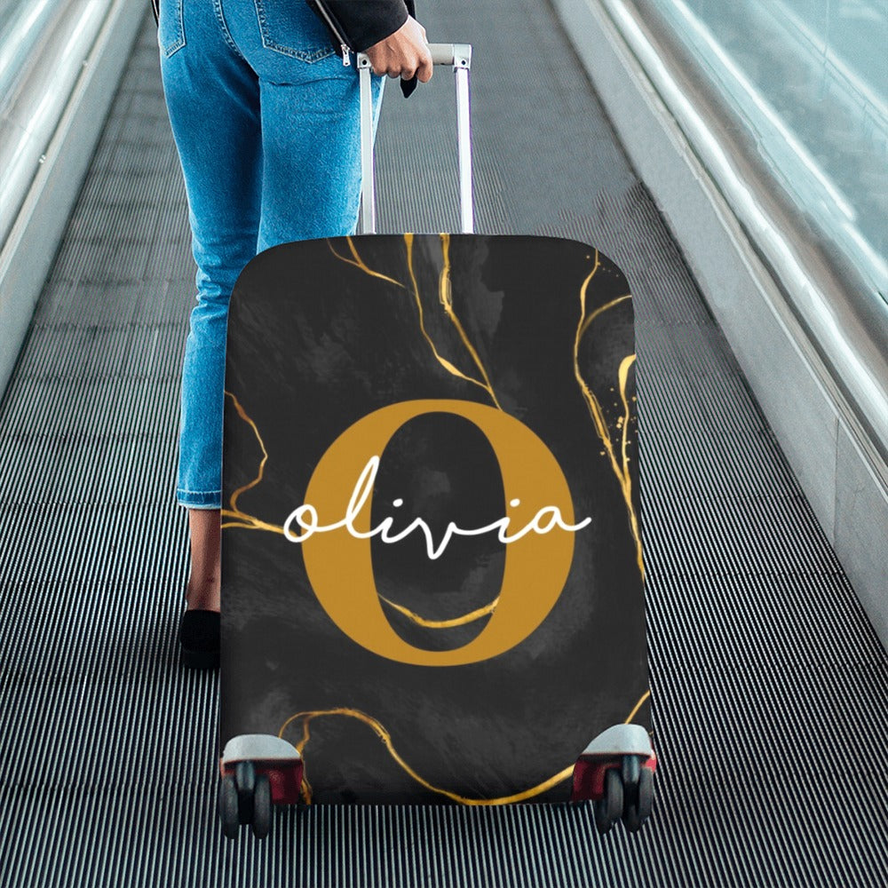 Personalized Abstract Cabin Suitcase Aesthetic Custom 