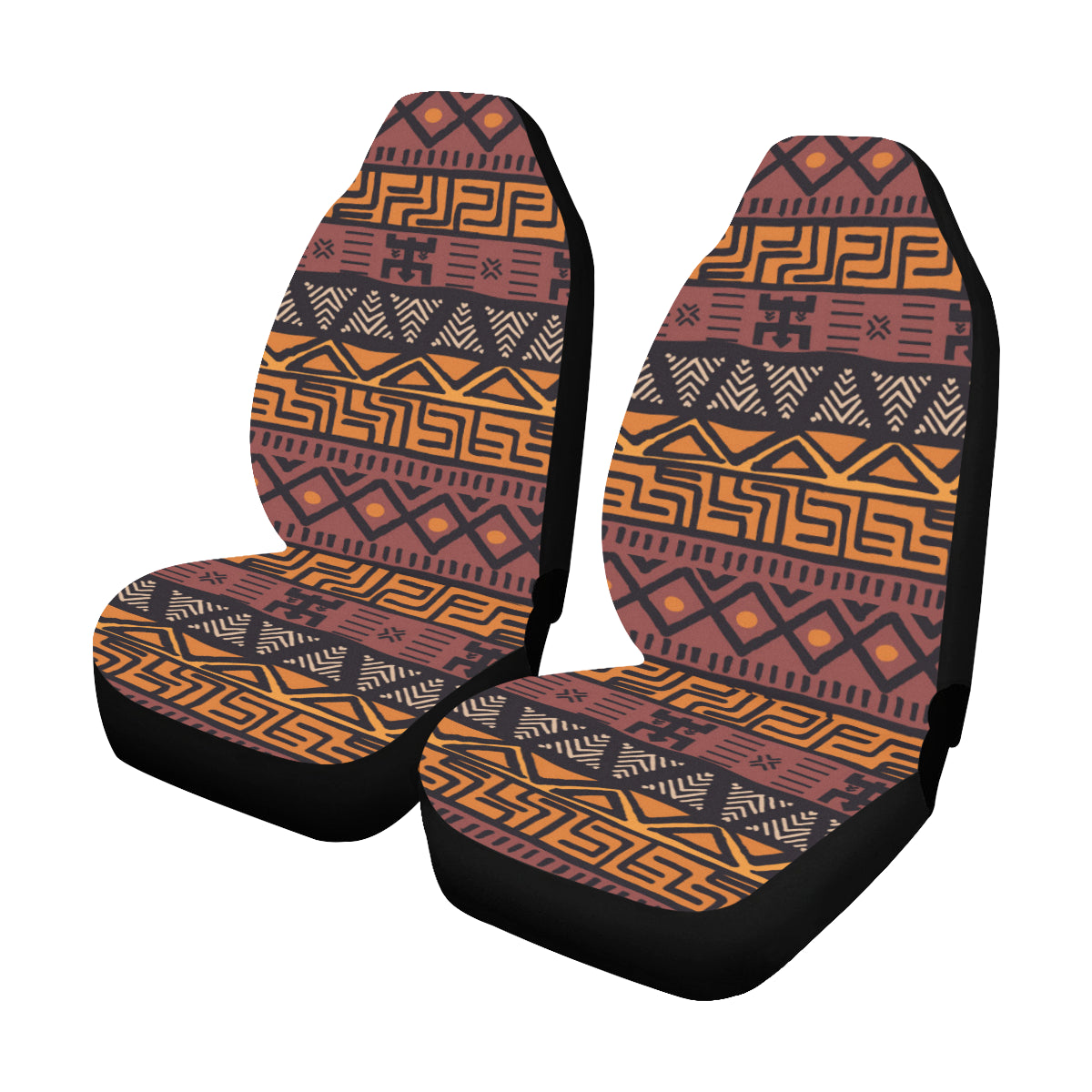 Bohemian Mandala Ethnic Aztec Boho Chic Pattern Car Seat Covers Pair, 2 Front Seat Covers, Car Seat Protector, deals Car Accessory, Seat Cover For