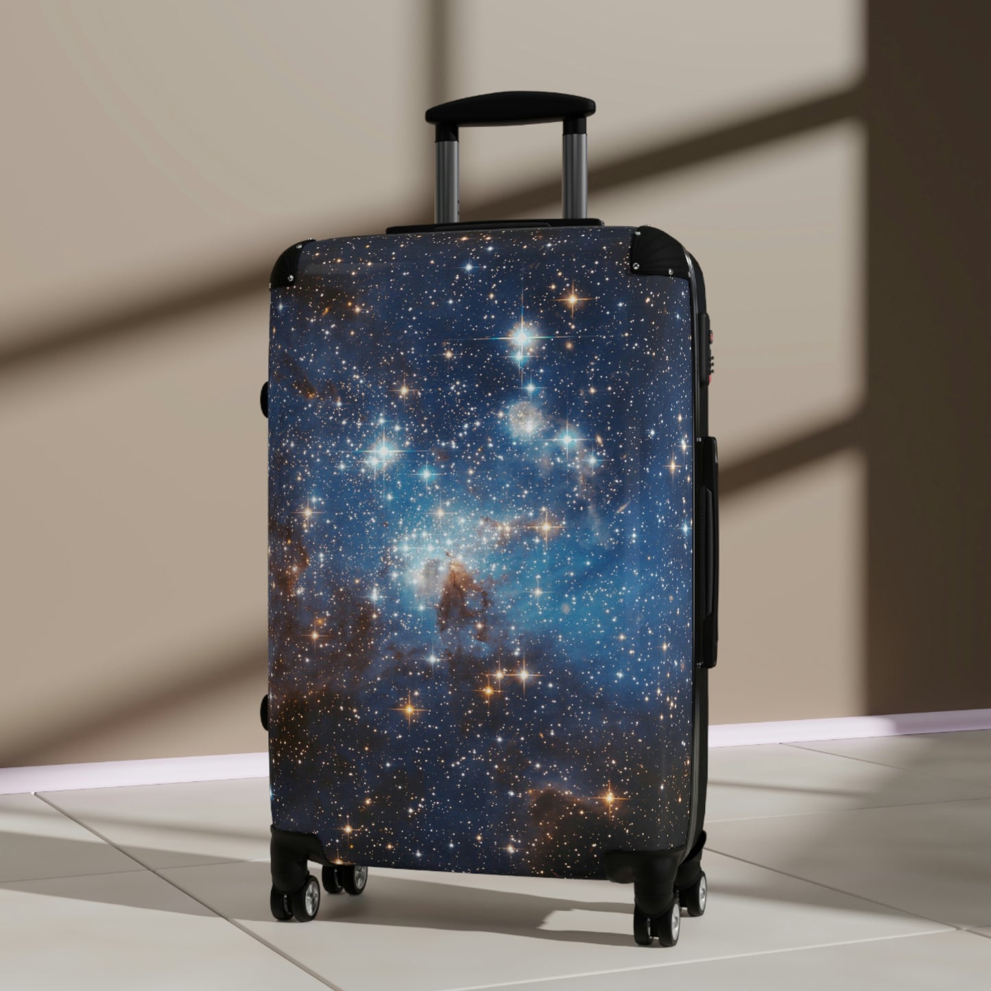 Space Galaxy Cabin Suitcase Luggage, Stars Nebula Carry On Travel Bag Rolling Spinner with Lock Decorative Designer Hard Shell Wheels Case Starcove Fashion