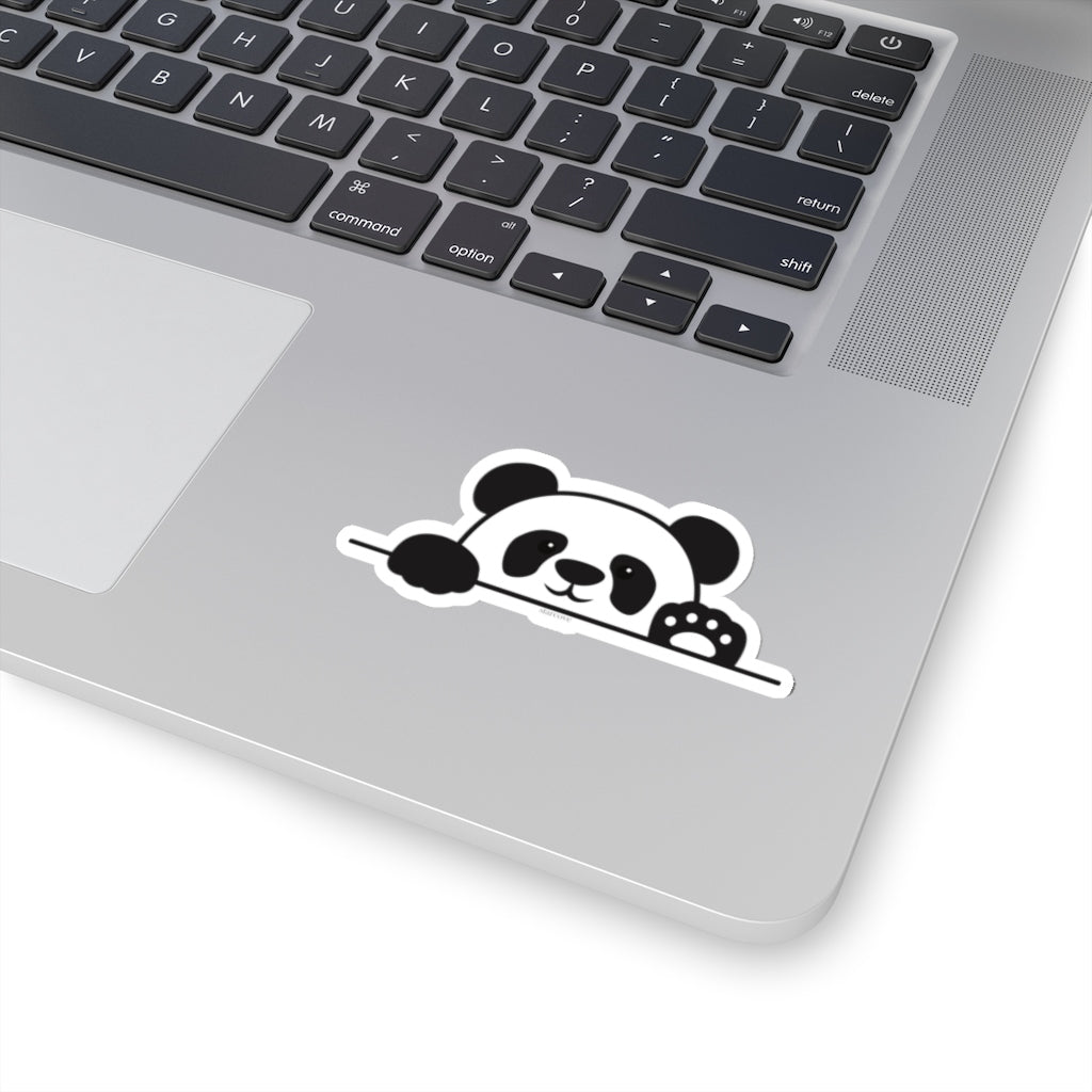 Cute Panda Wall Decals, Funny Black White Light Switch Sticker Vinyl Wall Laptop Decal Cute Waterbottle Car Bumper Aesthetic Label Mural Starcove Fashion