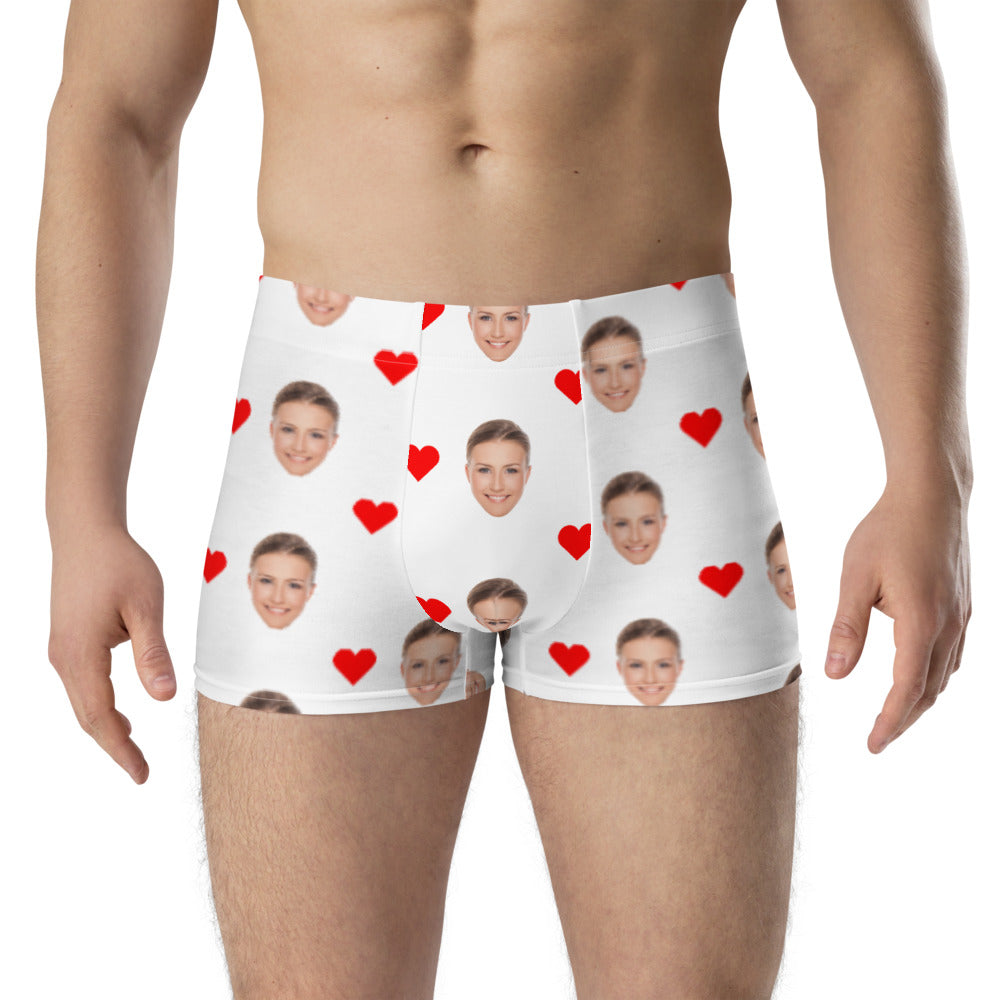 Valentine's Day for Him Custom Boxer for Men with Faces Men Underwear –  Zenzzle