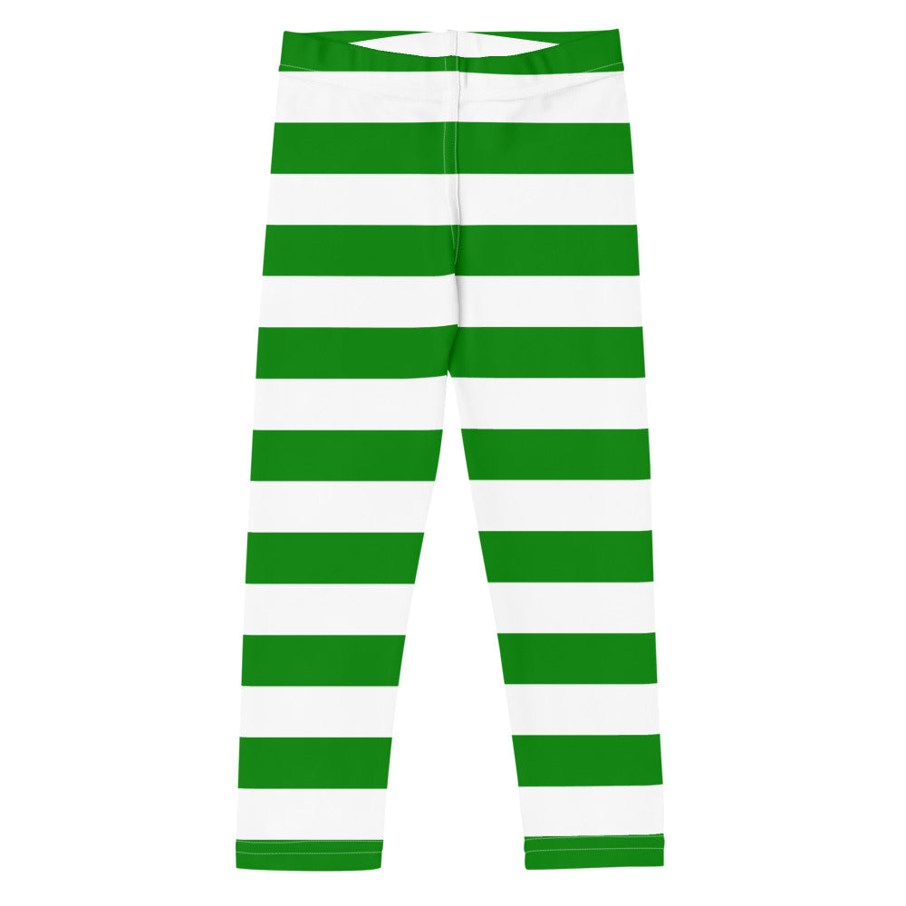 Green Striped Kids Leggings (2T-7), Elf Christmas Santa Xmas Boys Girl –  Starcove Fashion