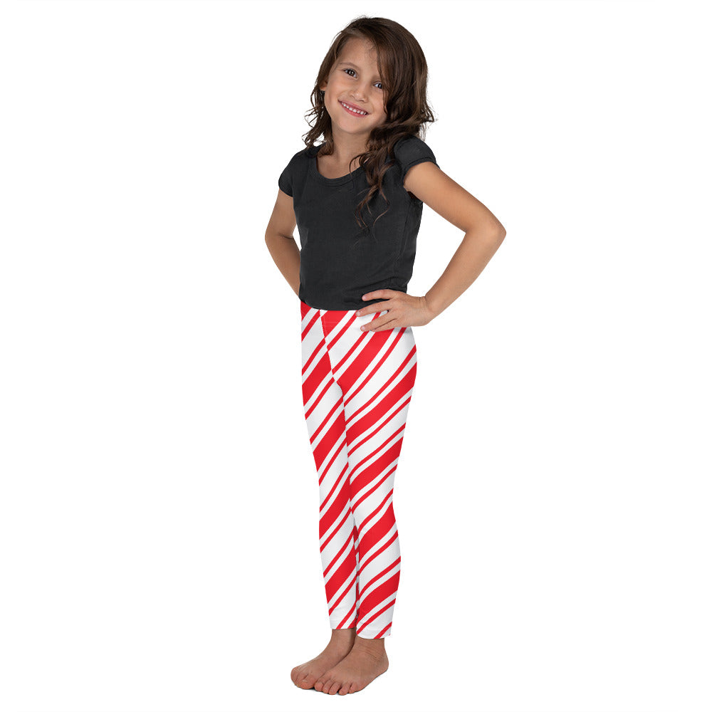 Candy cane 2024 striped leggings