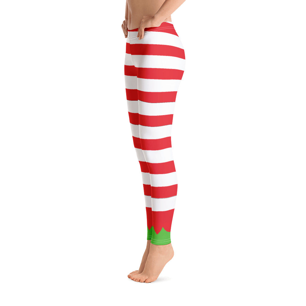 Christmas Reindeer Print Skinny Leggings Casual Elastic - Temu