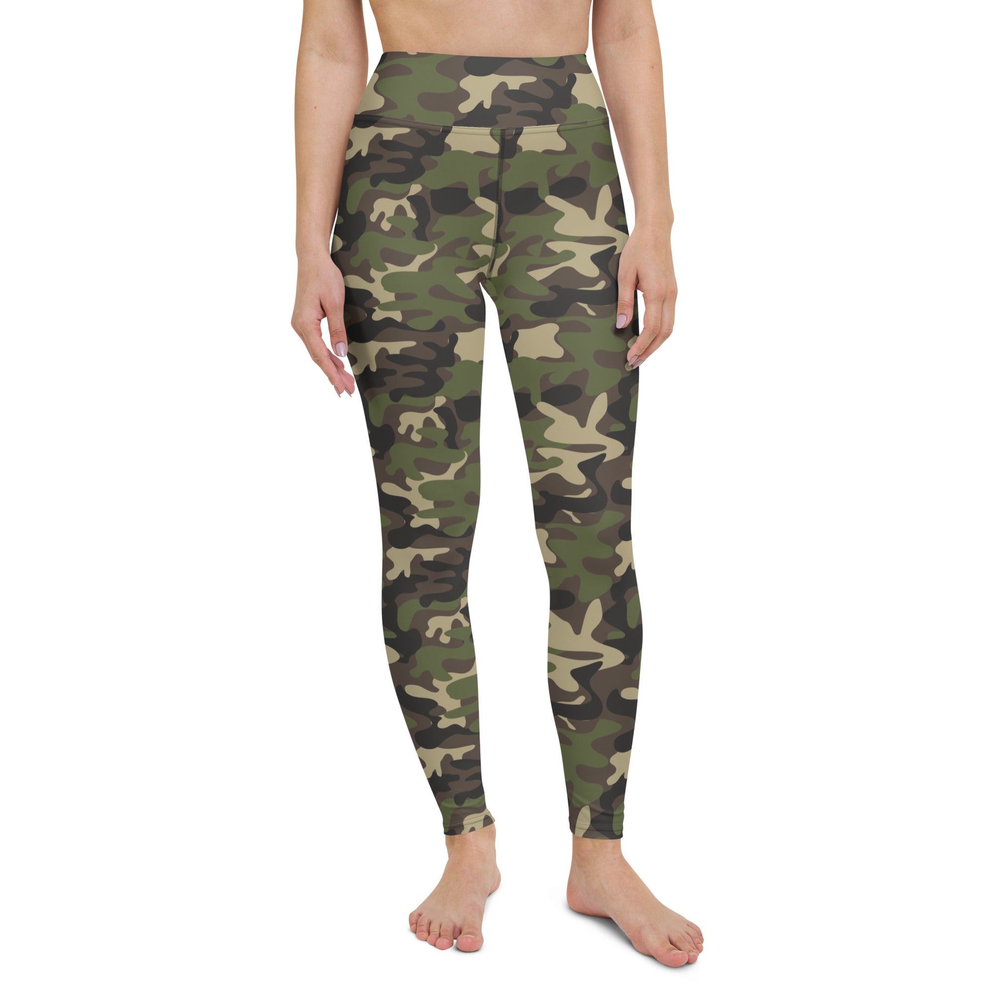 Camouflage Black Mesh Patchwork Women's Leggings Printed Yoga Pants Workout  | Fitness leggings women, Fitness girls, Fitness models