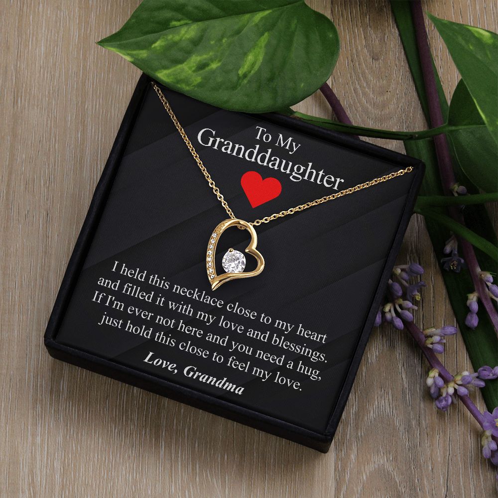 Grandma Christmas Gifts Two Hearts Necklace Card Message – Gifts For Family  Online