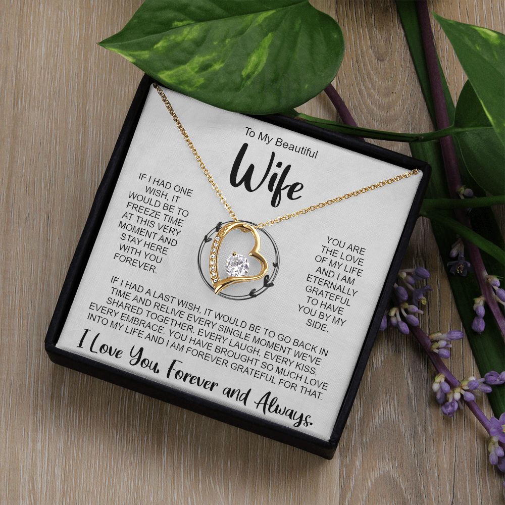 Birthday Gift - Another Year - Forever Love Necklace With Message Card –  Sleeko Store