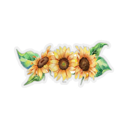 Sunflower Sticker, Yellow Flowers Laptop Decal Vinyl Cute Waterbottle Tumbler Car Waterproof Bumper Aesthetic Die Cut Wall Mural Starcove Fashion