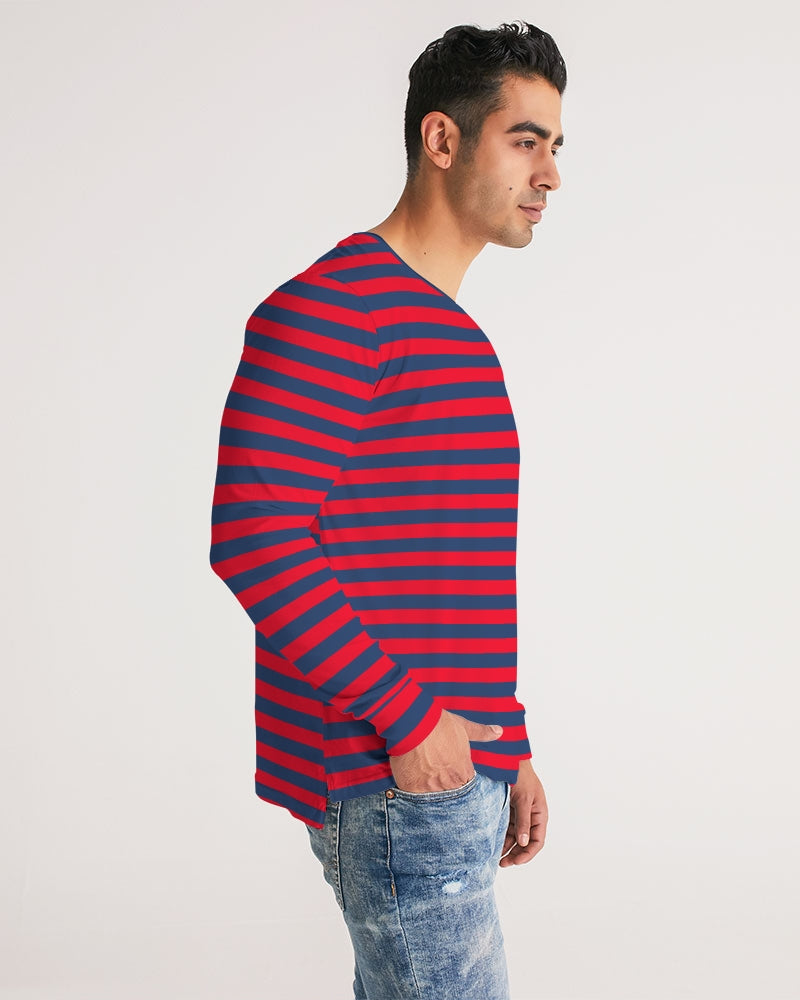 Red and store blue long sleeve