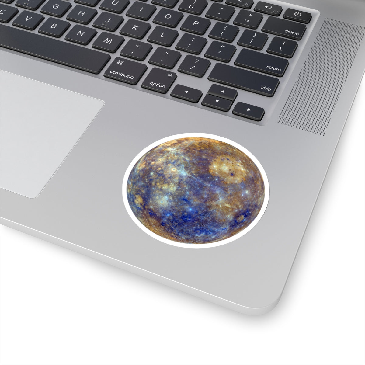 Mercury Decal, Planet Space Stickers Laptop Vinyl Waterproof Waterbottle Car Bumper Aesthetic Label Wall Phone Mural Decal Die Cut Starcove Fashion