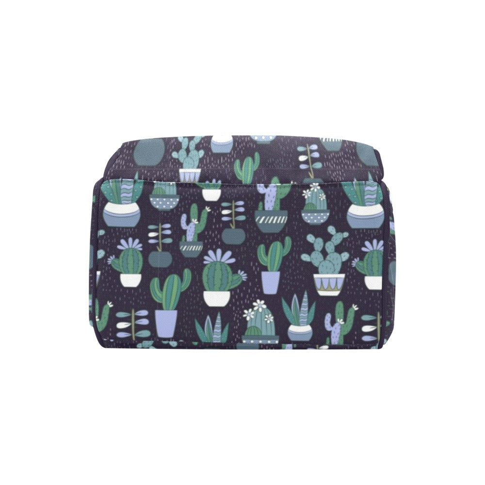 Cactus diaper bag top backpack