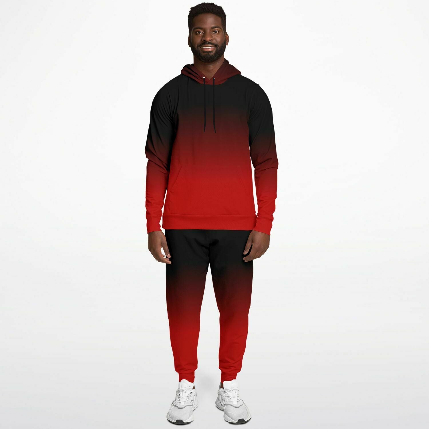 Red outlet sweatsuit set