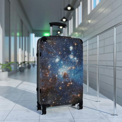 Space Galaxy Cabin Suitcase Luggage, Stars Nebula Carry On Travel Bag Rolling Spinner with Lock Decorative Designer Hard Shell Wheels Case Starcove Fashion