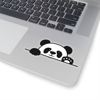 Cute Panda Wall Decals, Funny Black White Light Switch Sticker Vinyl Wall Laptop Decal Cute Waterbottle Car Bumper Aesthetic Label Mural Starcove Fashion