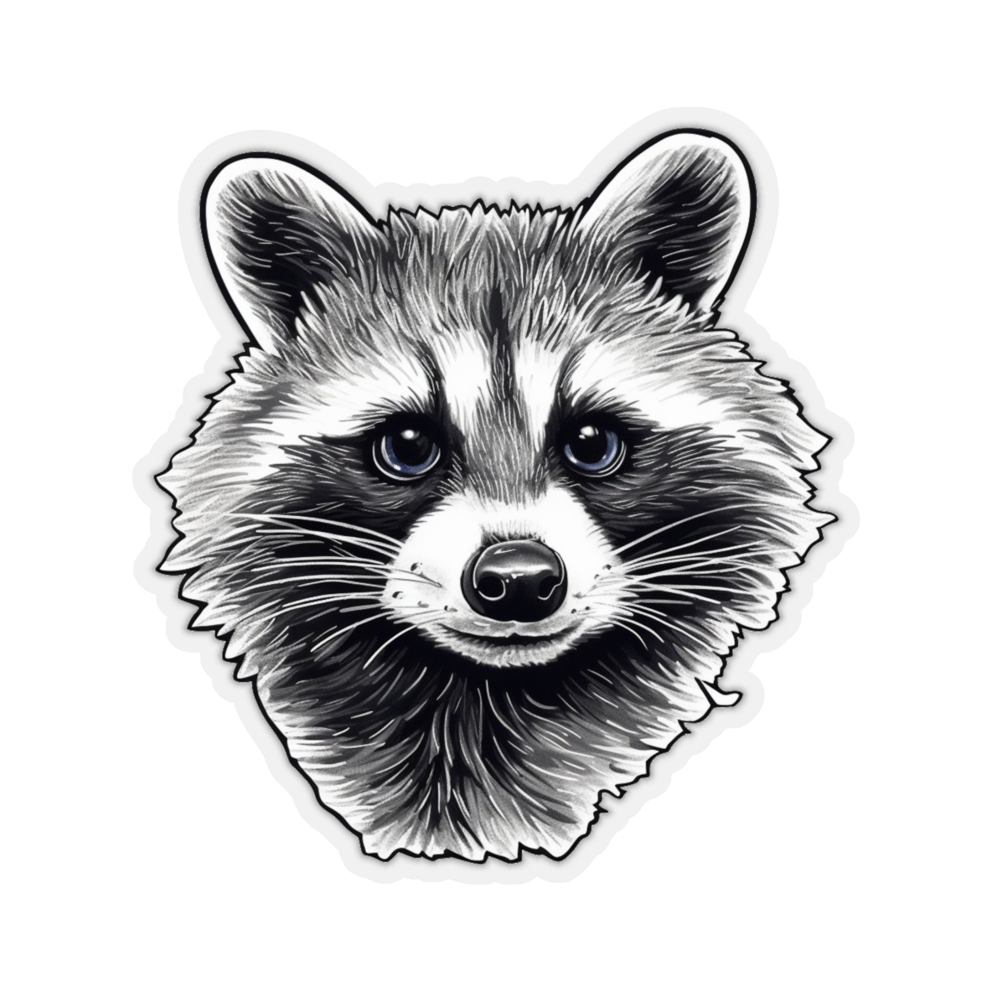 Cute Raccoon Sticker