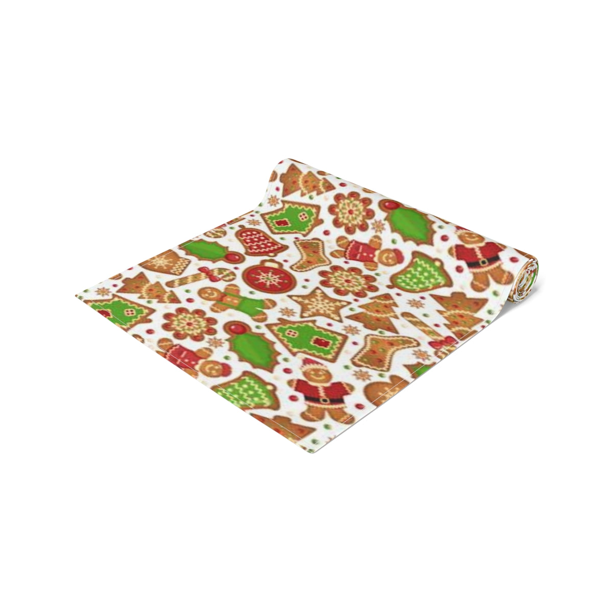Gingerbread Table Runner, Holiday Xmas Christmas Cookies Festive Home –  Starcove Fashion